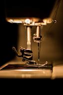 Macro photo of Sewing Machine Tool