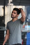 cool young man with Fashion Hair Style