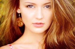 Portrait charming Girl