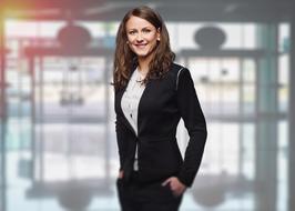 business fashion on a young woman