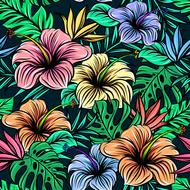 hibiscus as a floral print