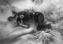 Girl Sleep Fishing