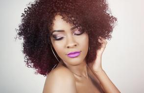 charming Hair Lipstick Girl