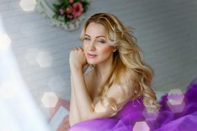 portrait of charming Lovely Girl