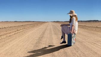 Woman in Desert