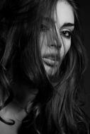 portrait of a beautiful sexy woman