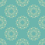 elegant blue background with floral pattern