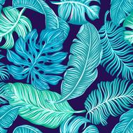 tropical greens leaves as a design