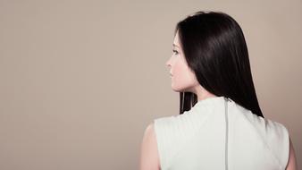 picture of a woman from behind
