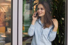 Woman Grown Up in restaurant