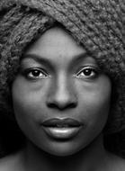 portrait of a woman in turban