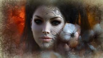 fantasy portrait of a beautiful girl