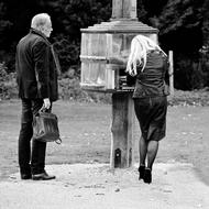Man and Woman at Book Stall
