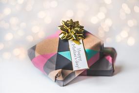 happy Motherâs day, Gift with tag