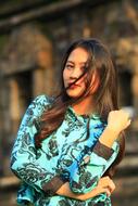 photo portrait of a girl in Indonesia