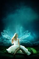 clipart of dreamland angel fairy tales woman