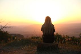 girl relishing freedom