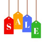 Tags for sale clipart