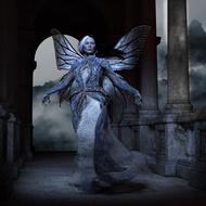horror gloomy creepy woman