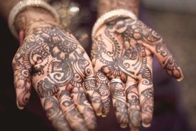 Henna Hands Mehendi drawing