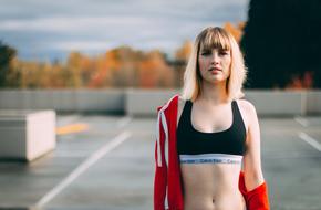 Woman Pretty blonde