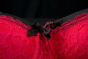Red bra, stylish Underwear
