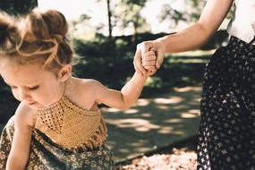 Mother with Child daughter outdoor