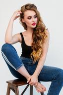 incredibly beautiful Woman Young
