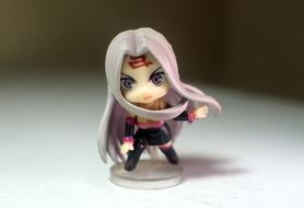 Cute, colorful and beautiful small figurine of the Anime character