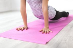 Woman meditation fitness