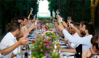 People wedding party