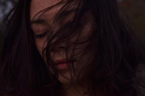 charming Girl Hair Face