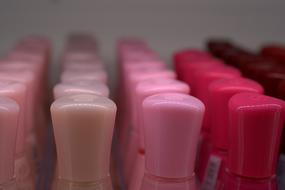 Different nail varnishes