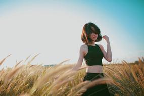 Wheat Field Girl