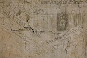 Old worn Newspaper, Background