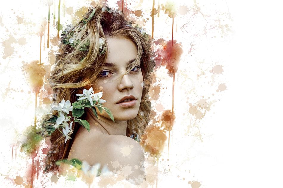 Beautiful Woman as a digital art