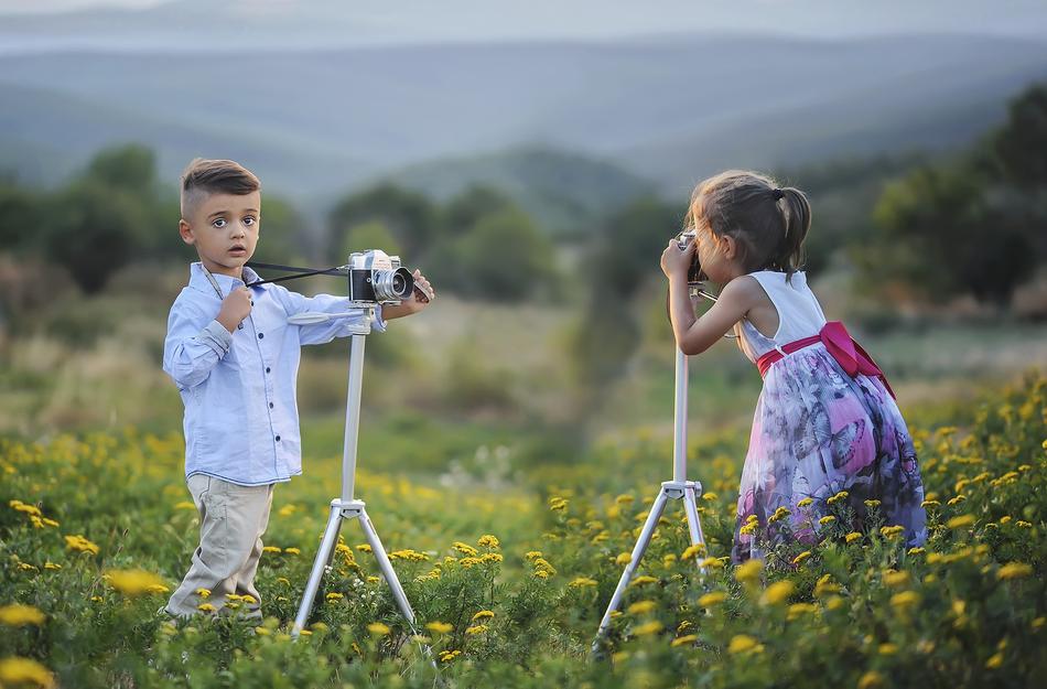 baby Photographer Taking Pictures