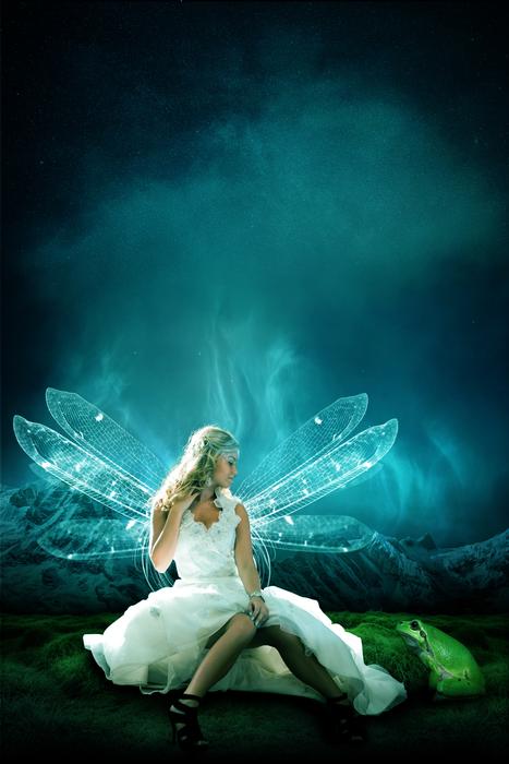 clipart of dreamland angel fairy tales woman