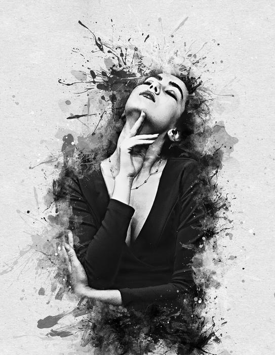 illustration of beauty woman