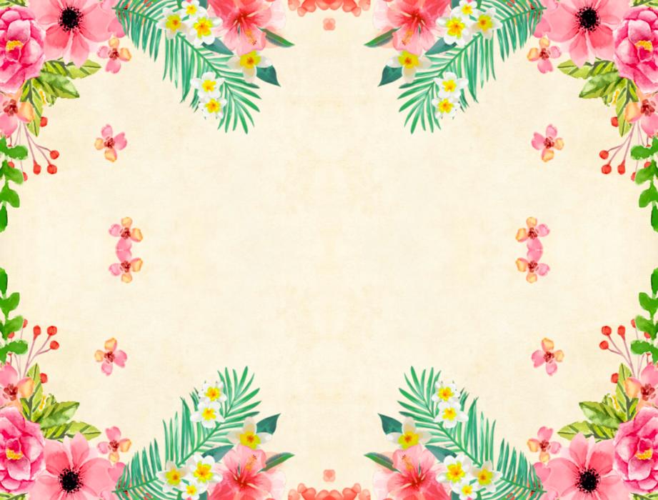 background in tropical style
