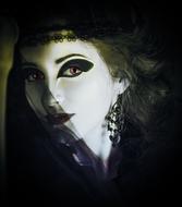 Woman Gothic Dark face