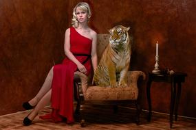 Woman and Tiger Room