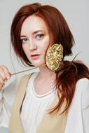 ravishing Woman red hair