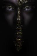 exotic portrait of a girl
