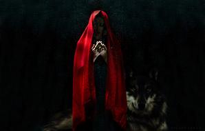 magnificent Woman in Red