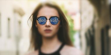 Woman Glasses Facebook logo