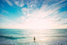 goodly Beach Horizon Nature