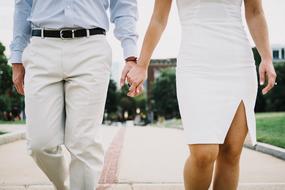 Adult Couple Holding