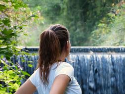 magnificent Girl waterfall