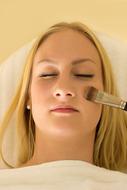 face mask for young blonde